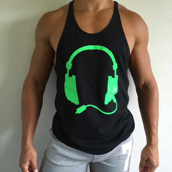 Muscle Tank Black / Green