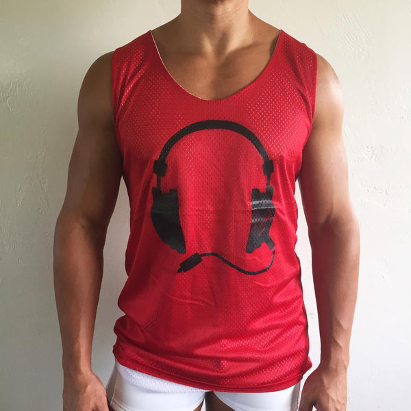 Reversible Tank Red / Black / White