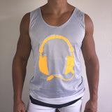 Reversible Tank Navy / Lt Orange  / White