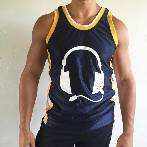 Navy Jersey / Yellow